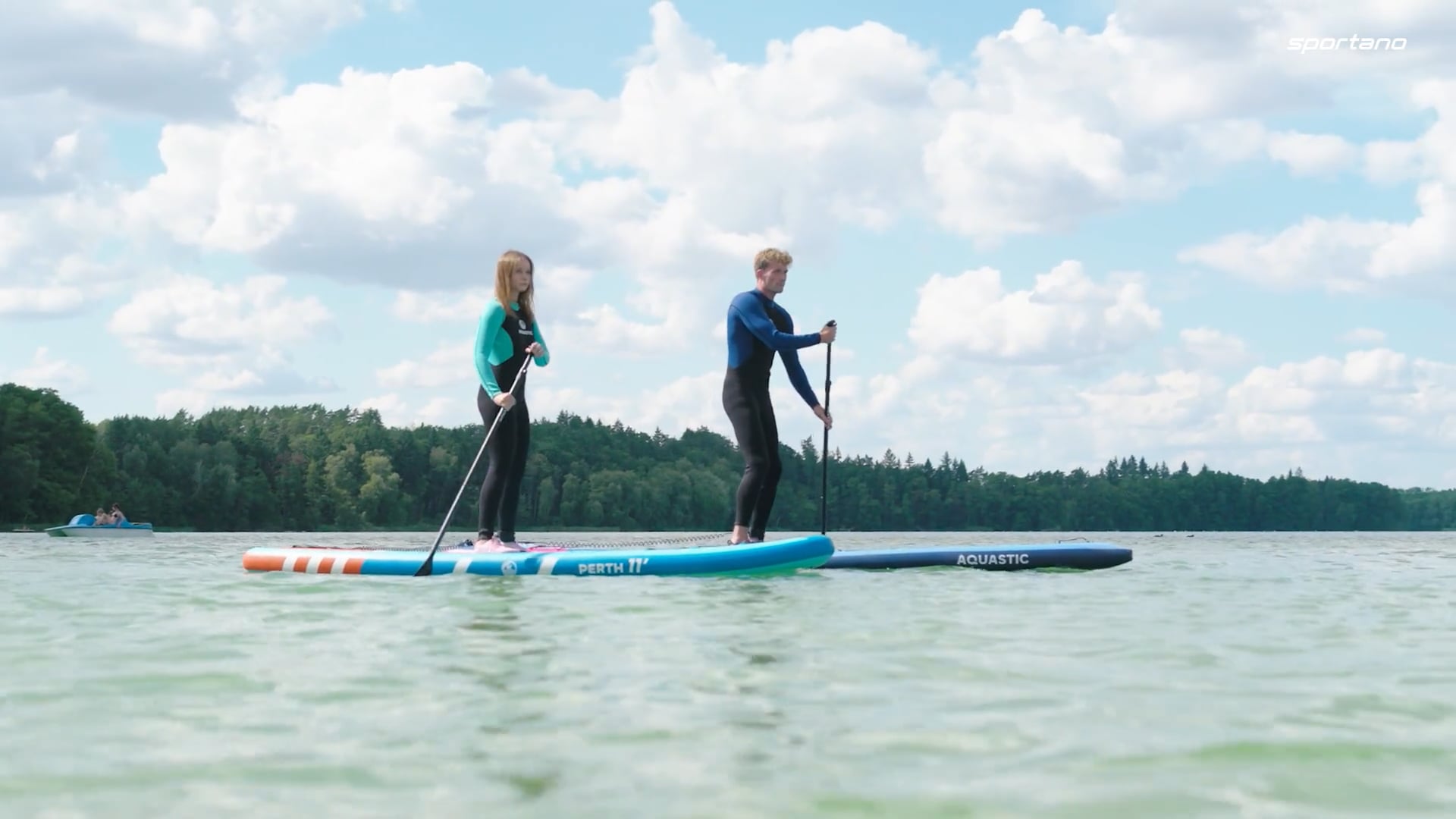 Zestaw deska SUP pompowana Compact 11'0" niebieski