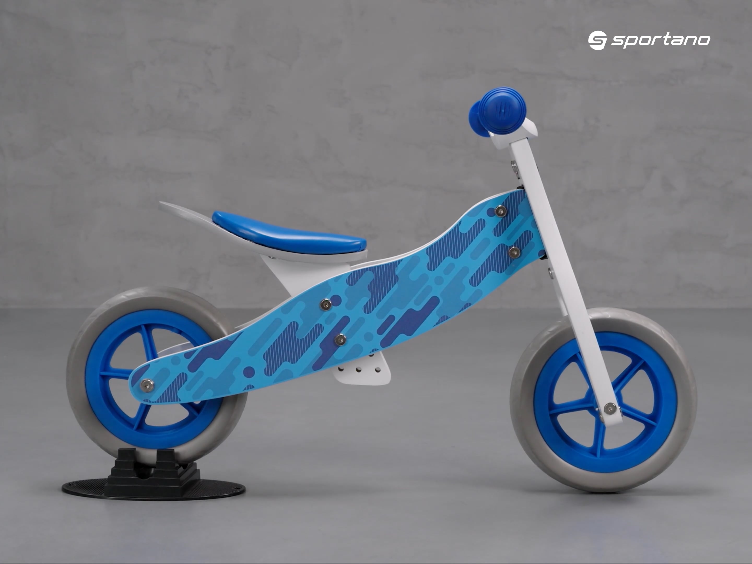 Rowerek biegowy trójkołowy Milly Mally 2w1 Cool blue