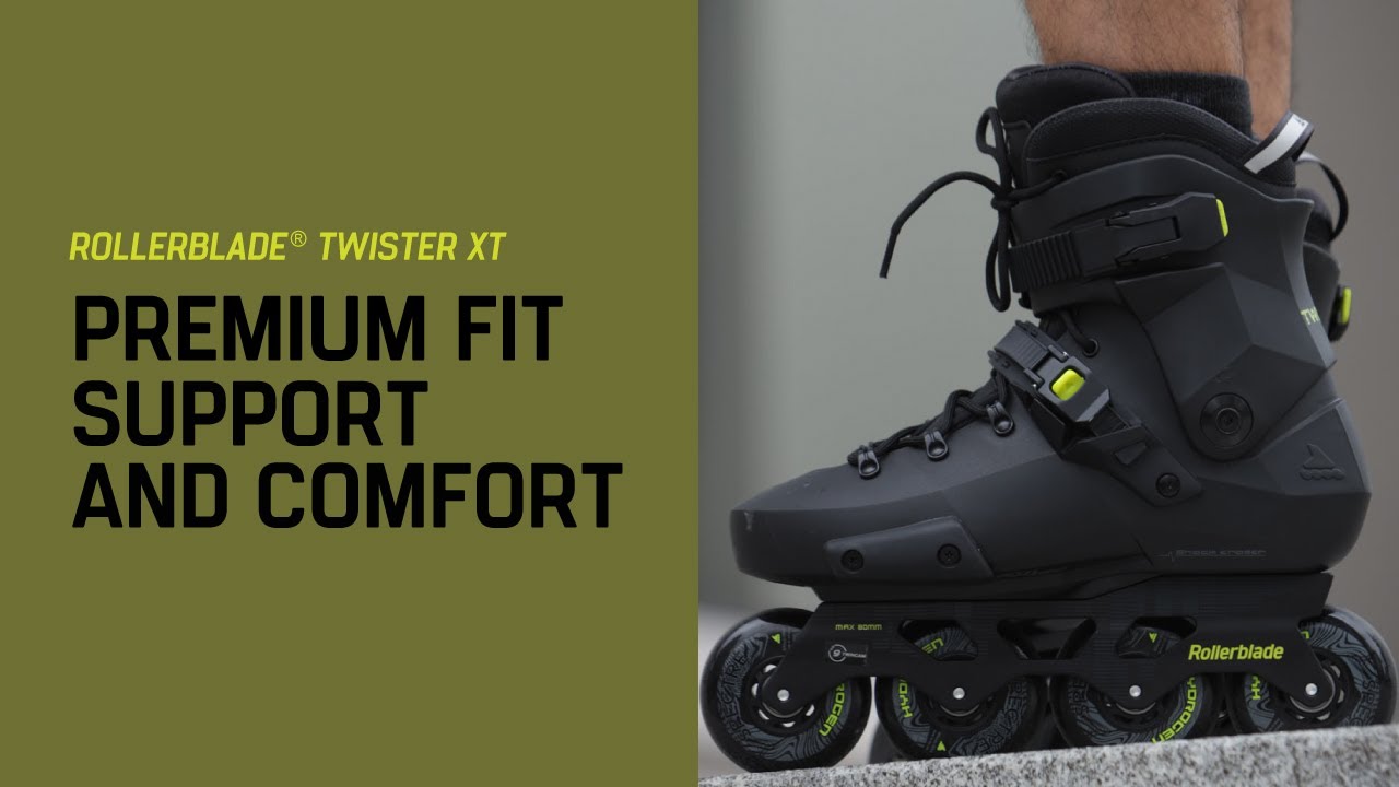 Rolki męskie Rollerblade Twister XT black/lime