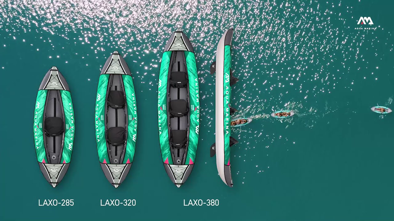 Kajak pompowany 2-osobowy Aqua Marina Laxo Recreational Kayak 10'6" 320 cm