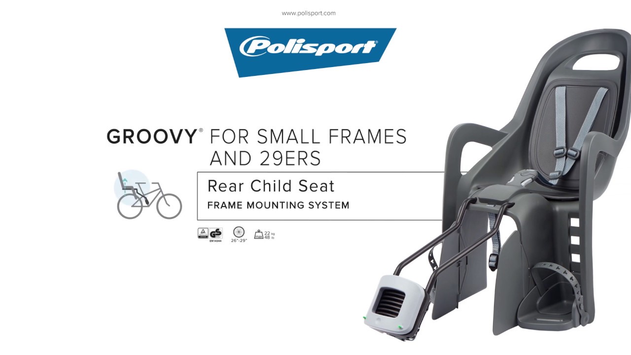 Fotelik rowerowy Polisport Groovy Maxi FF 29 carmel brown/black