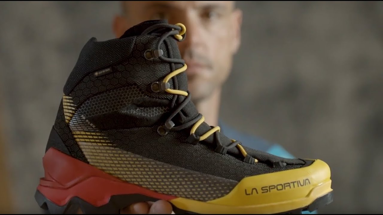 Buty wysokogórskie damskie La Sportiva Aequilibrium ST GTX 2023 black/hibiscus