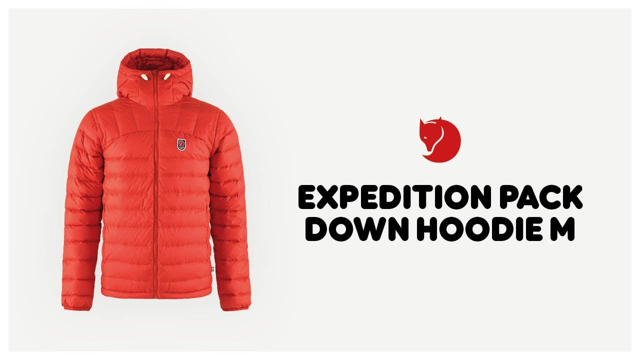 Kurtka puchowa męska Fjällräven Expedition Pack Down Hoodie navy