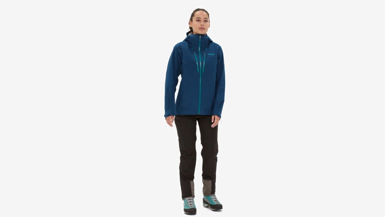 Kurtka przeciwdeszczowa damska Patagonia Triolet black