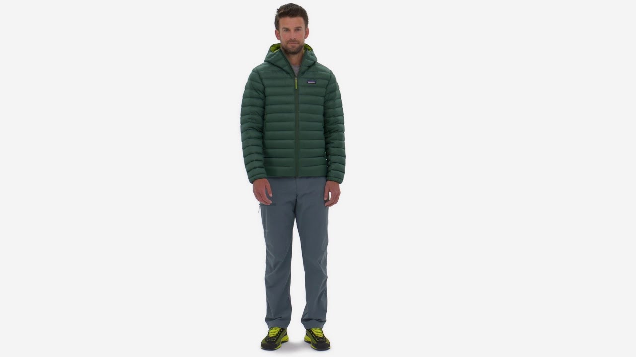 Kurtka puchowa męska Patagonia Down Sweater Hoody new navy