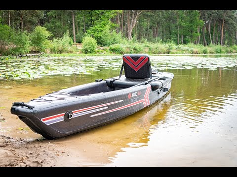 Kajak/SUP hybryda 1-osobowy Pure4Fun Dual Purpose 380 cm black/red/white